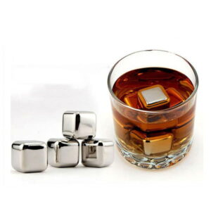 Metalowe kostki do drinków, whisky POLECAM