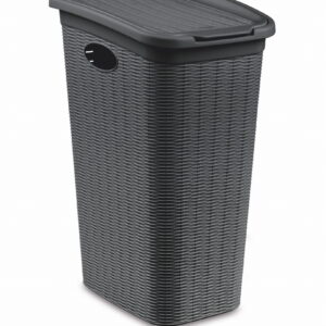 Kosz na bieliznę, pranie 36l, rattan brąz