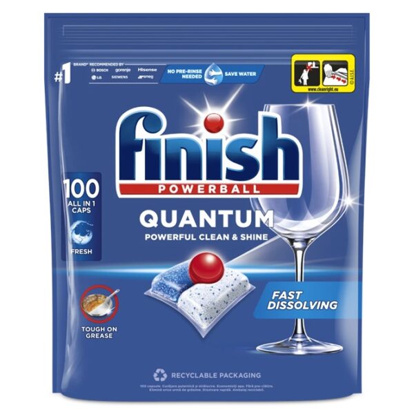 Kapsułki, tabletki do zmywarki Finish Quantum All in 1 - 100 szt.